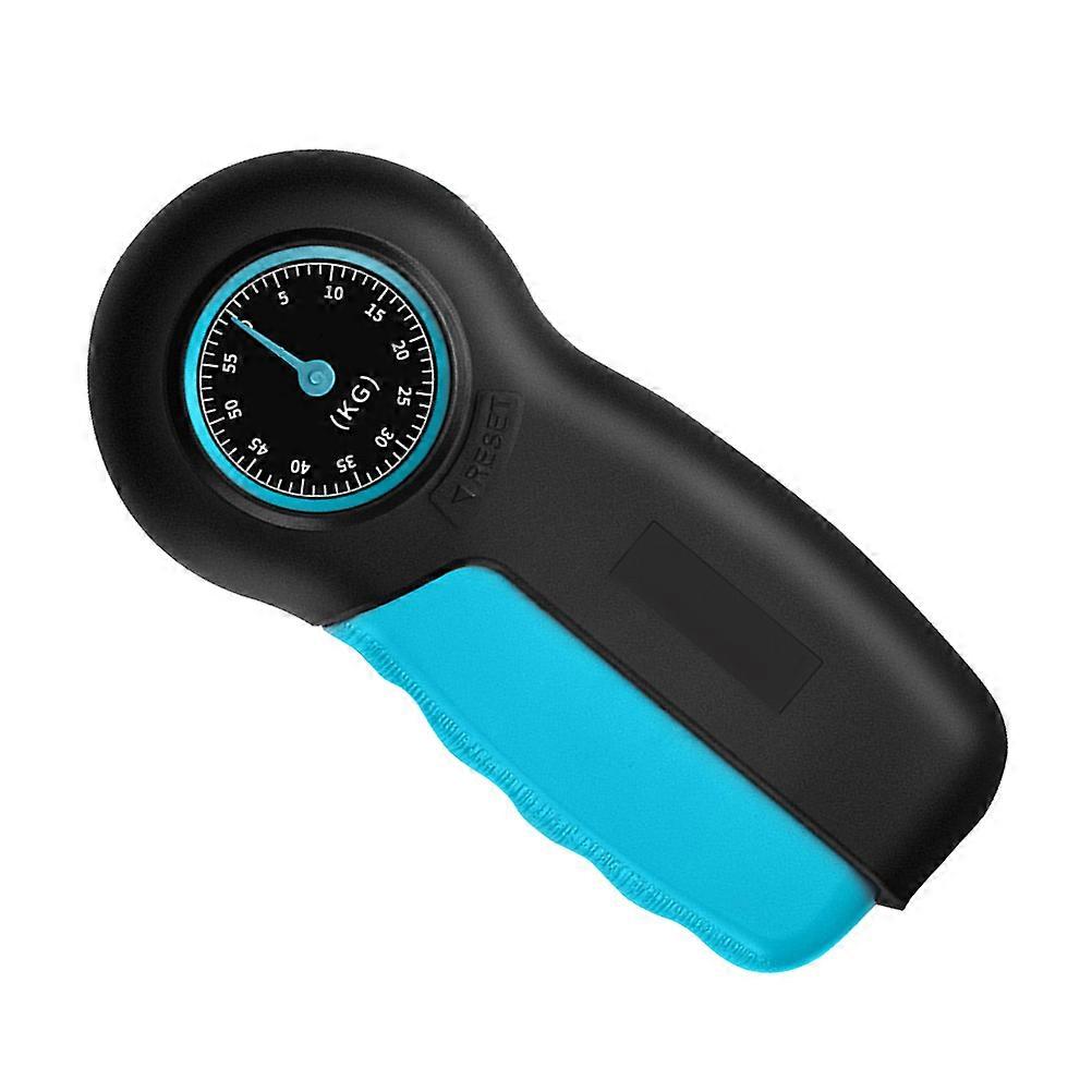 Fitness Grip Dynamometer for Measuring Grip Strength in Black Blue
