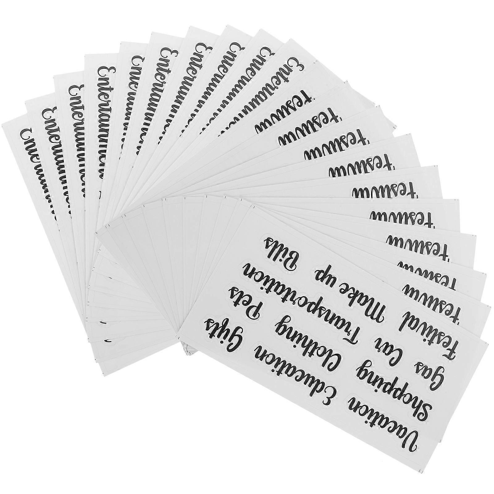 Budget Sticker Daily Use Cash Envelope Labels for 10Sets Multi-Function Use