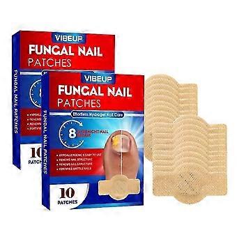 1-5 extra starke Nagelpilz-Reparaturpflaster für 8 Stunden Schutz über Nacht bei geschädigten Zehen- und Fingernägeln. Stärkt und verbessert das Aussehen der Nägel.