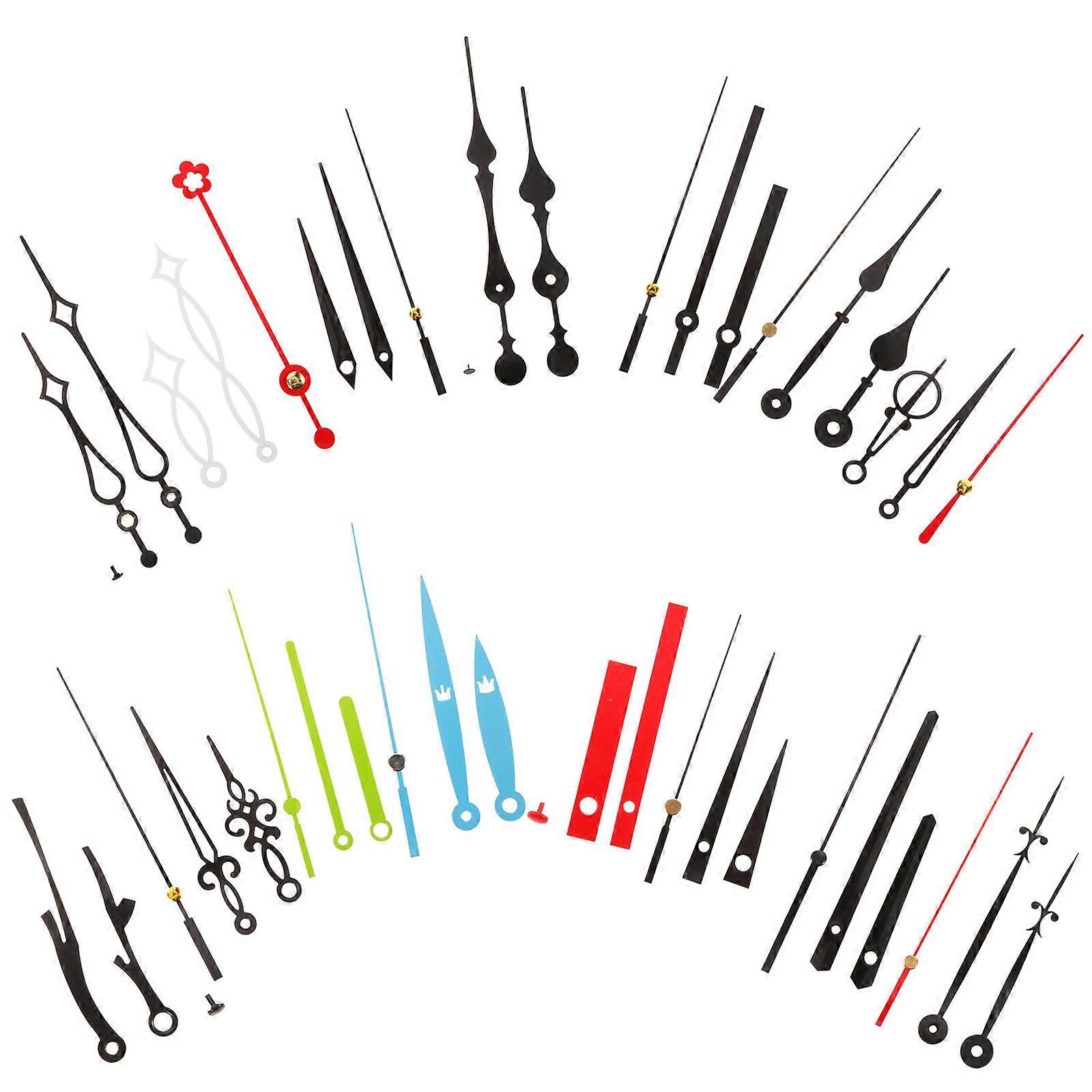 Wall Clock Hands Replacement Parts for 30Sets Clock Movement Plastic Material