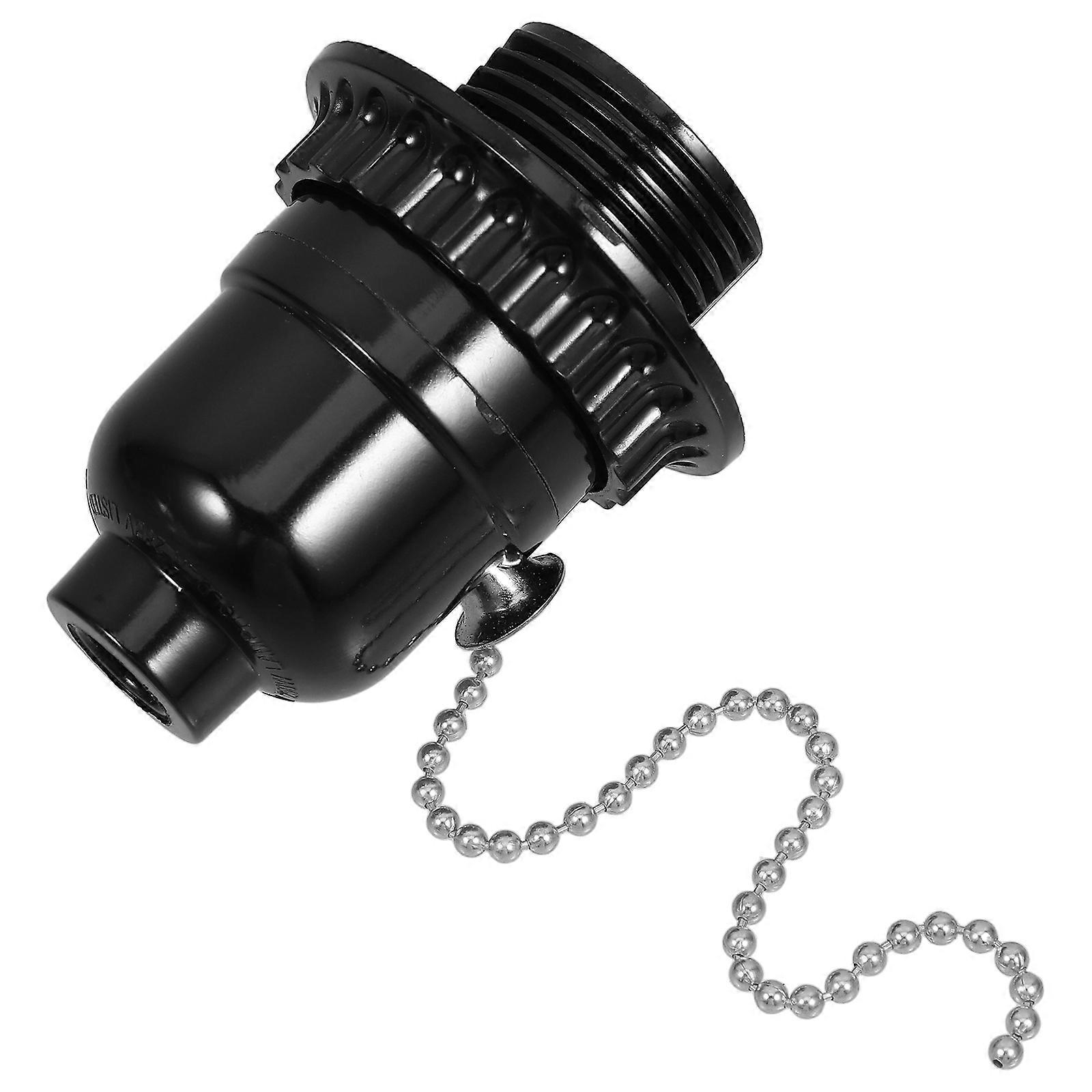 Pull Chain Light Fixture Pullswitch Lamp Holder Ceiling Light Socket Accessory E27 Lamp Holder with Pull Chain Ceiling Light Lamp Holder with Pull Cha