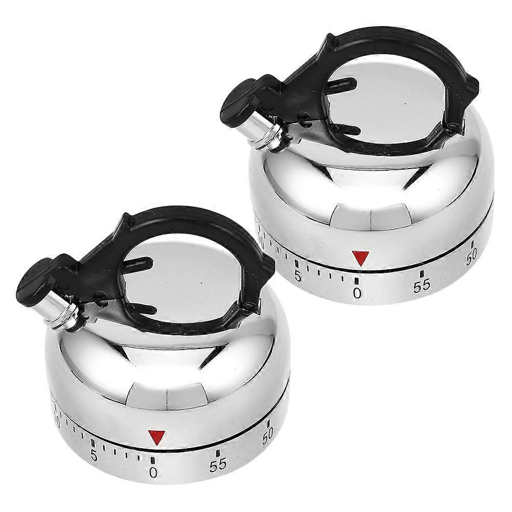 Mechanical Timer for Cooking Countdown Manual Kitchen Timer 2Pcs