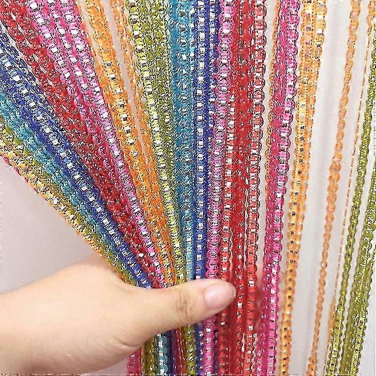 String Door Curtain Fly Insect Bug Screen String For Doorways Divider Or Window Curtain Panel