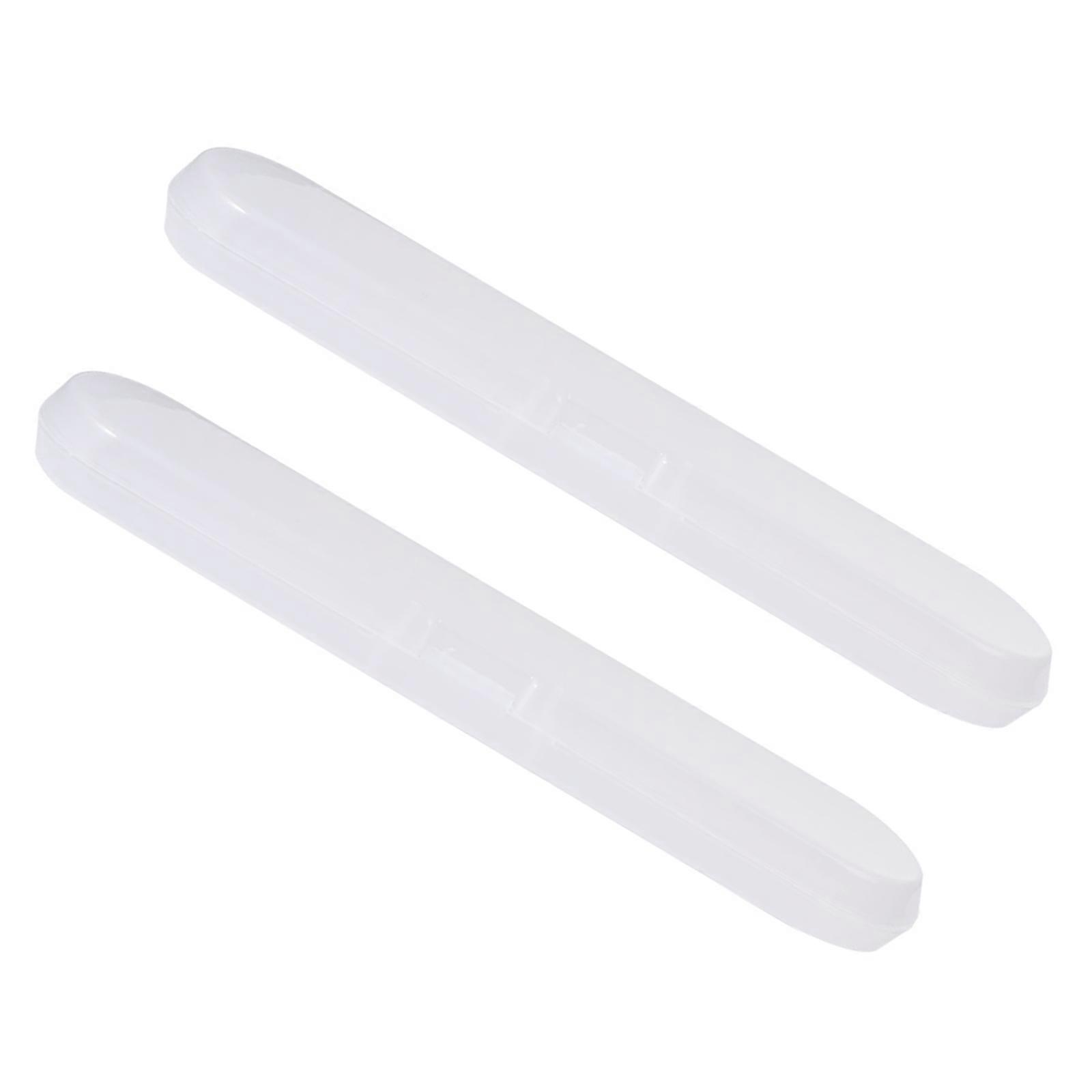 2pcs Thermometer Box Small Plastic Temperature Measurement Tool Box Digital Thermometer Storage Case
