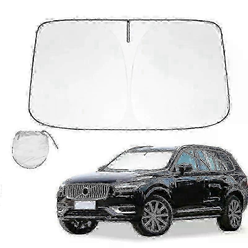 Xc90 Windshield Sun - Foldable Uv Sun Visor compatible with Car, Blocks Keeps Interior