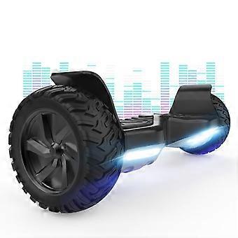 Hummer 8,5 tuuman maasto-LED Bluetooth Hoverboard tehokkaalla moottorilla Ihanteellinen lahja musta