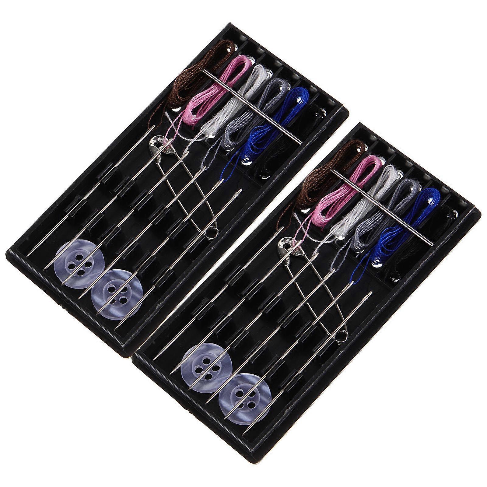 Practical Household Sewing Kit Thread Needle Tools for DIY Use 8Sets
