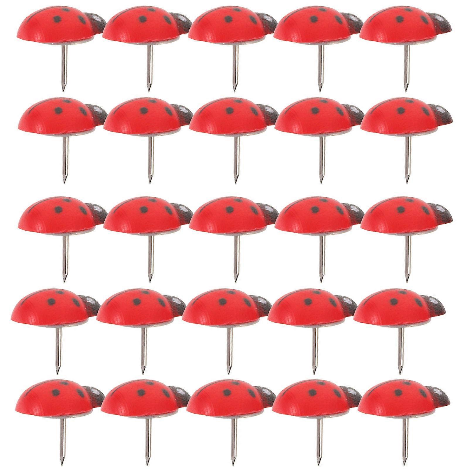 50Pcs Replaceable Push Pin Multi-function Thumbtacks Delicate Thumb Tacks Map Supply