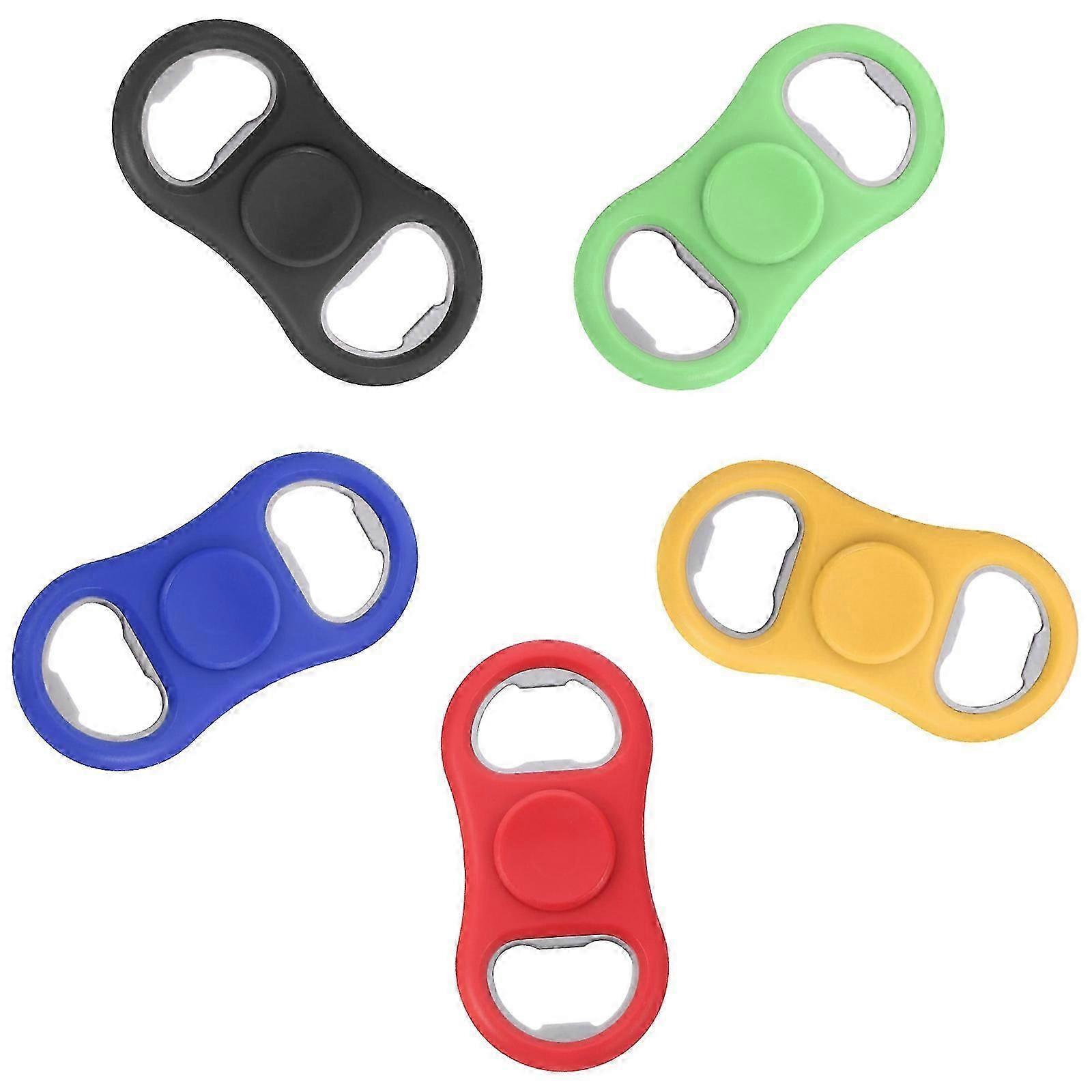 Compact Multi-Function Rotary Bottle Opener, 5Pcs For Beverage Enthusiasts