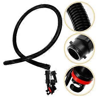 Kayak Inflatable Pump Hose Air Pump Hose for Inflation 4Pcs Black Plastic
