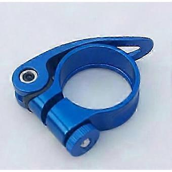 31,8 / 34,9 mm Fahrradsattelstütze Klemme Schnellspanner für Fixed Gear & Mountainbike Teile (Schwarz/Blau)