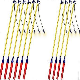10X Lantern Stick For Children Lanterns For St 40 Cm In Set Lantern With Rod And Light Electric Battery Operated