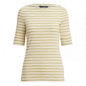Ralph Lauren Womens/Ladies Judy Boat Neck 3/4 Sleeve T-Shirt