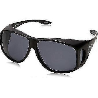 unisex adult Solar Shield-classic Fits Over Sunglasses, Grey 26-27