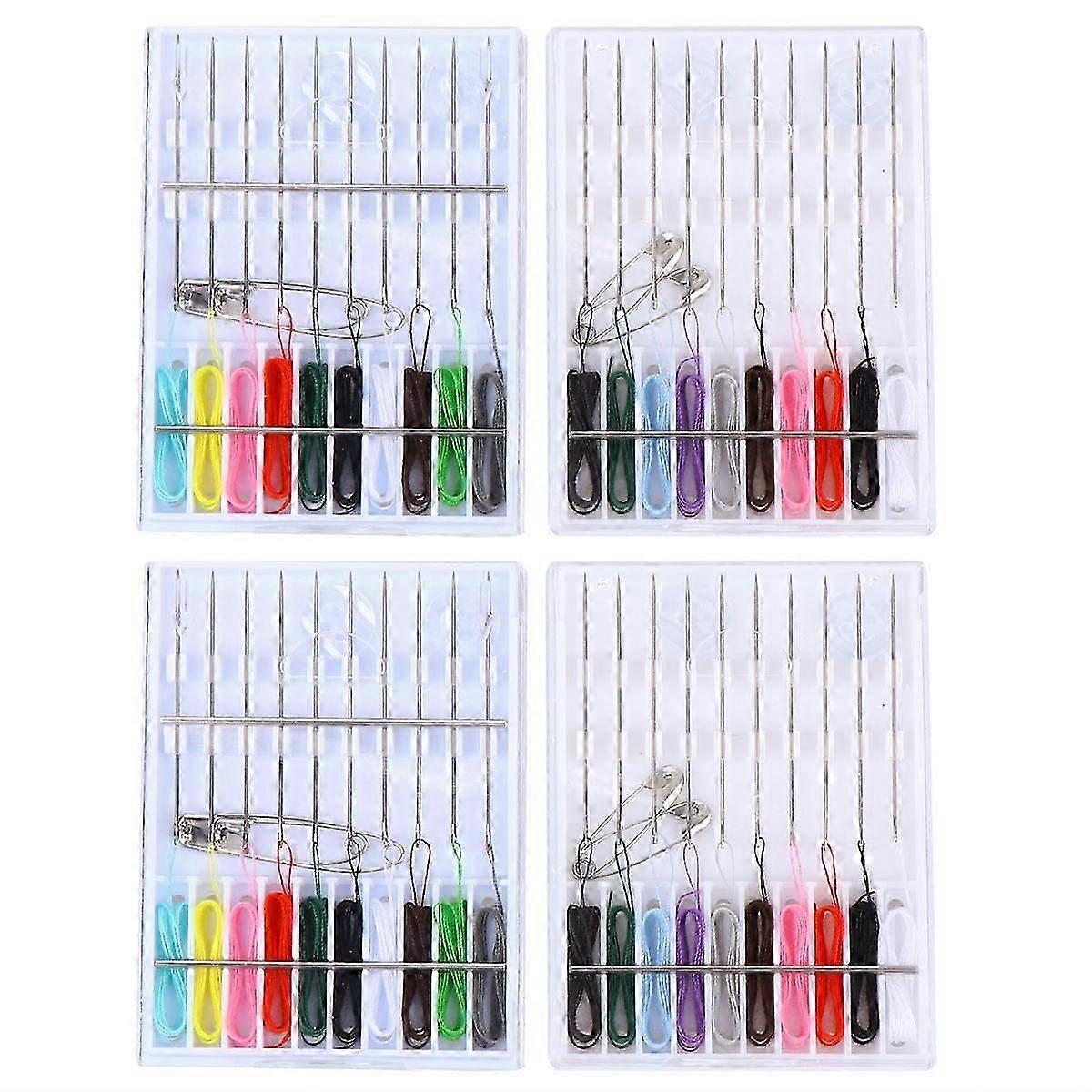 Sewing Thread Tools Multifunction Sewing Needle Set for 4 Boxes