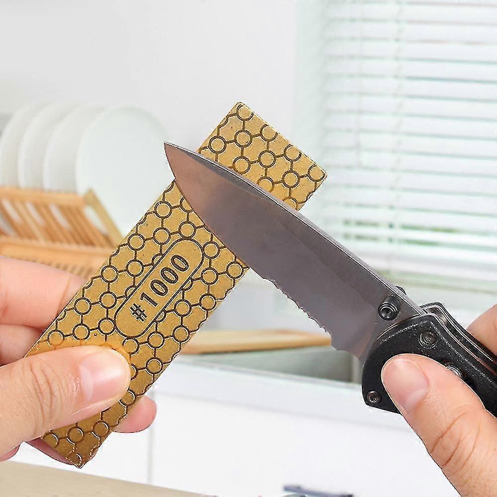 Professional Diamond Cutter Sharpener 2 Sided Whetstone For Knives Scissors