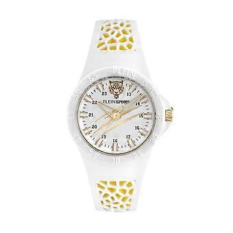 Plein Sport Unisex Watch Analog Quartz THUNDERSTORM White PSBBA0323 Silicone