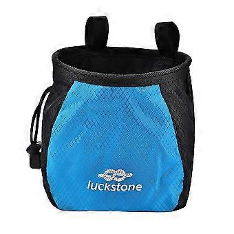 Barre parallele orizzontali all'aperto Body Building Palestra Arrampicata su roccia Antiscivolo Polvere ChalkBag (Blu)