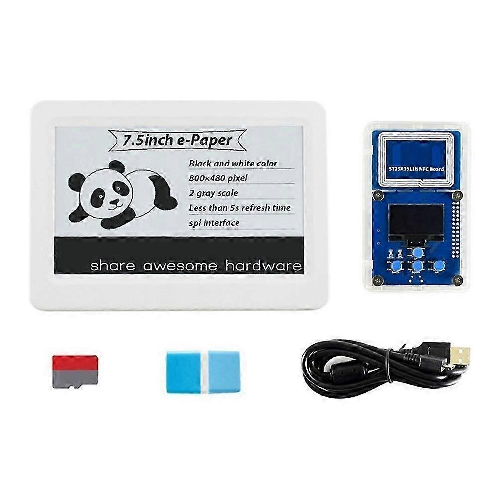 7.5 Inch NFC-Powered Wireless E Paper with NFC Board E-Ink E-Paper Display Screen Module compatible for Mobile Phone