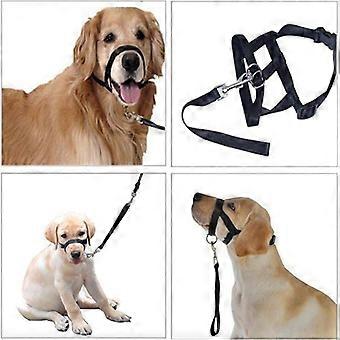 BARKLESS No-Pull Head Collar for Dogs Training & Walking Made Easy, Soft, Adjustable Dog Halter Harness with Safety Link- Put an End to Pulling on The
