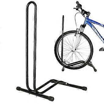 Single metal bicycle stand black