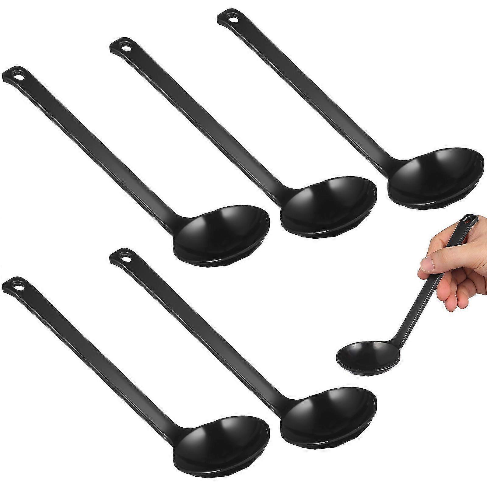 5pcs Melamine Turtle Shell Spoon Soup Spoons Restaurant Tableware Ramen Spoons