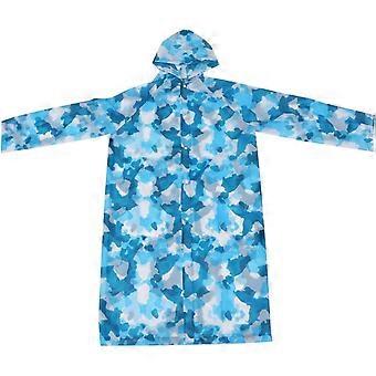 Printing Raincoat for Adults Lightweight Poncho for Camping Hiking Outdoor Activities Random Color