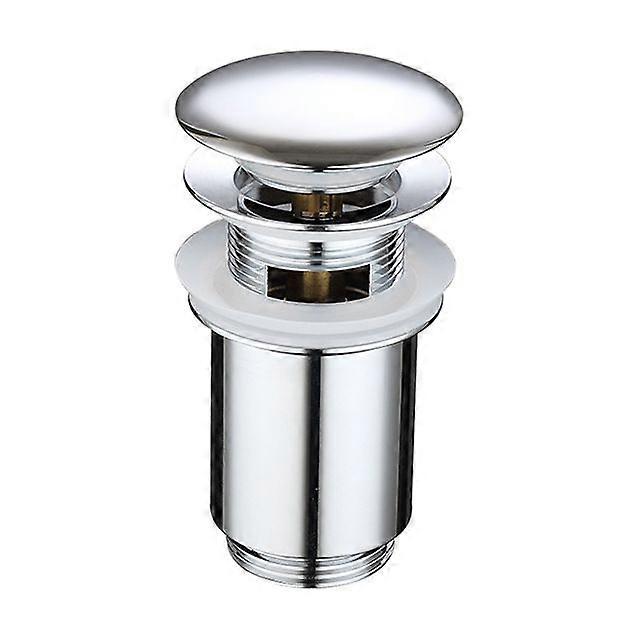 Sink Plug Pop-up Drain System Waste Plug with Overflow Universal Copper Sink
