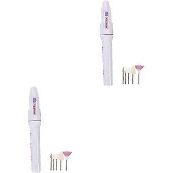 Portable Manicure Nail Drill Electric Grinding Machine for 2Sets