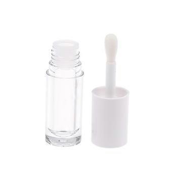 6Ml Empty Transparent Lip Gloss Tubes Big Brush Plastic Lip Balm Tube Lipstick Mini Sample Cosmetic Container Sample Bottle