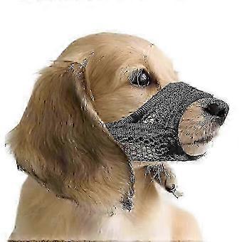 Short Snout Dog Mesh Muzzle - Anti-Biting Protection for Small to Medium Breeds Including Chihuahua, Pomeranian, Brachycephalic Dogs 26-27