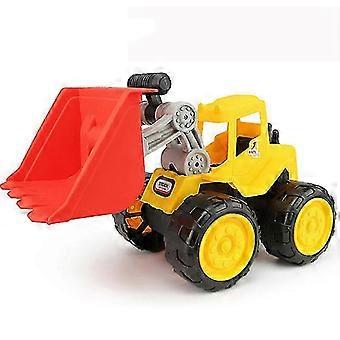 Large Durable Plastic Sand Beach Toy Engineering Truck Set for Kids, Excavator Bulldozer Dump Truck Construction Vehicle Model Toys