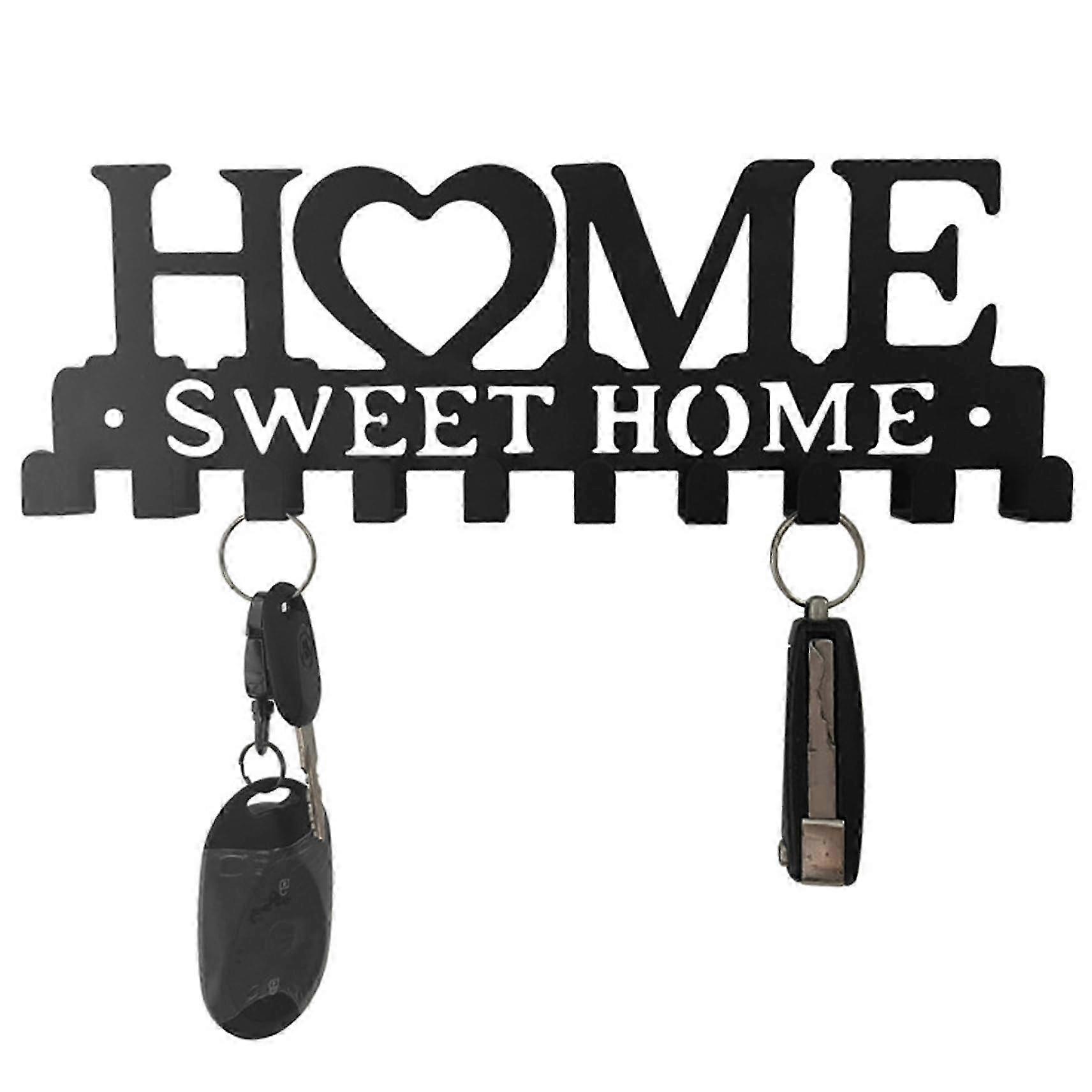 Modern 10 Hook Entryway Key Rack