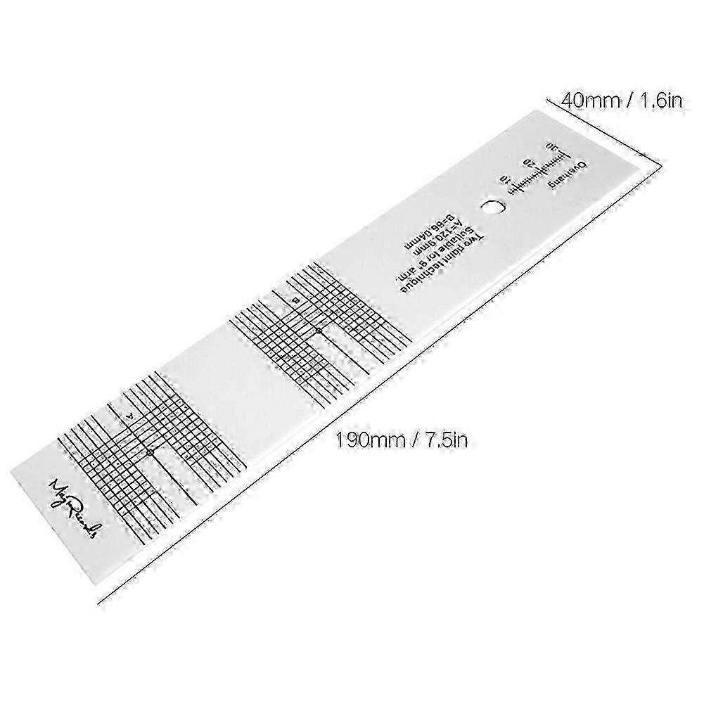 Clear Acrylic Cartridge Alignment Gauge
