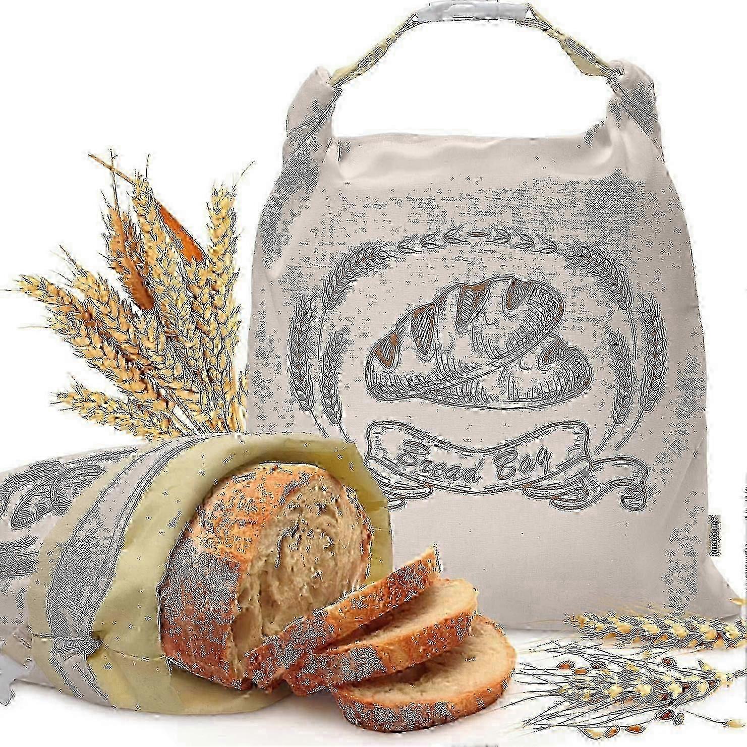 XL Beeswax Bread Bags Reusable