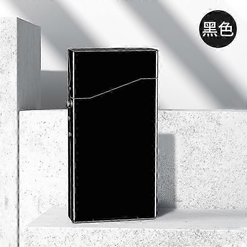 Slim Aluminium Cigarette Case Auto-Open