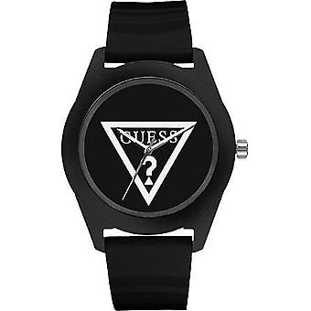 Guess varis Quartz Analog Woman Watch avec Cowskin Bracelet W65014L2