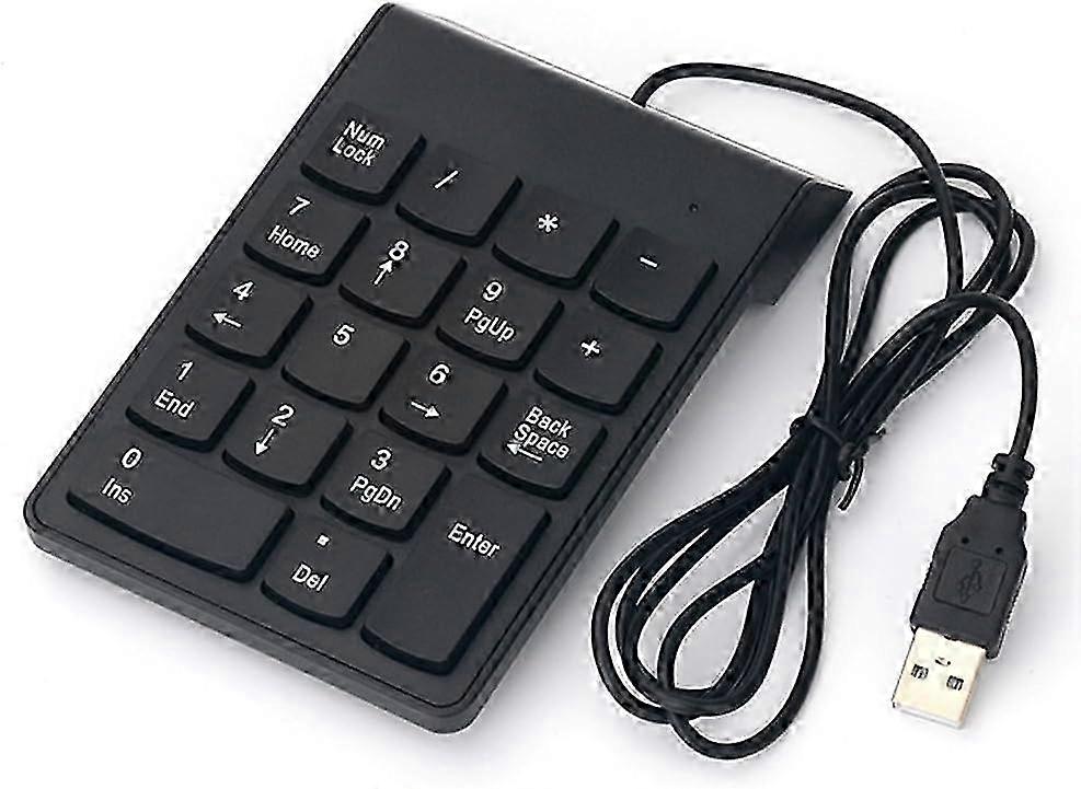 Ergonomic 18-Key USB Keypad