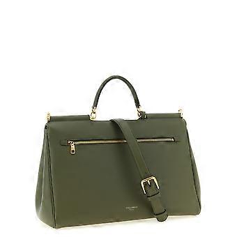 Dolce & Gabbana Bicolor Calfskin Handbag
