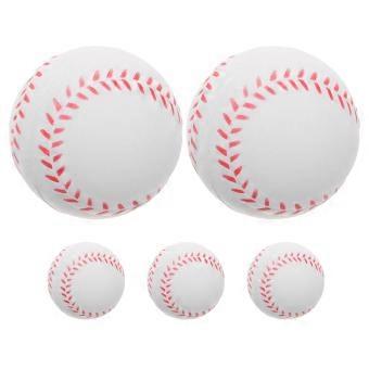 5Pcs Sponge Training Baseballs for Kids Soft PU Balls Playing Practice