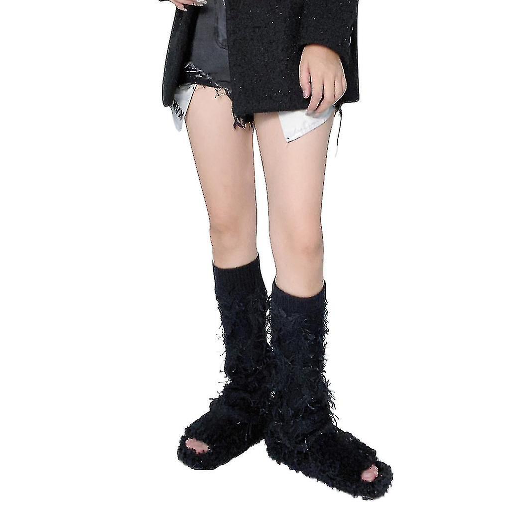 Knitted Wool Warm Leggings Jk Socks Jk Stocking Long Sock Lolita Leg Warmer