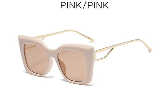 Kadın Modası Çok Yönlü Güneş Gözlüğü Ins Yüksek Kaliteli Kişiselleştirilmiş Kedi Göz Kutusu Güneş Gözlüğü Erkekler ve Bayanlar İçin