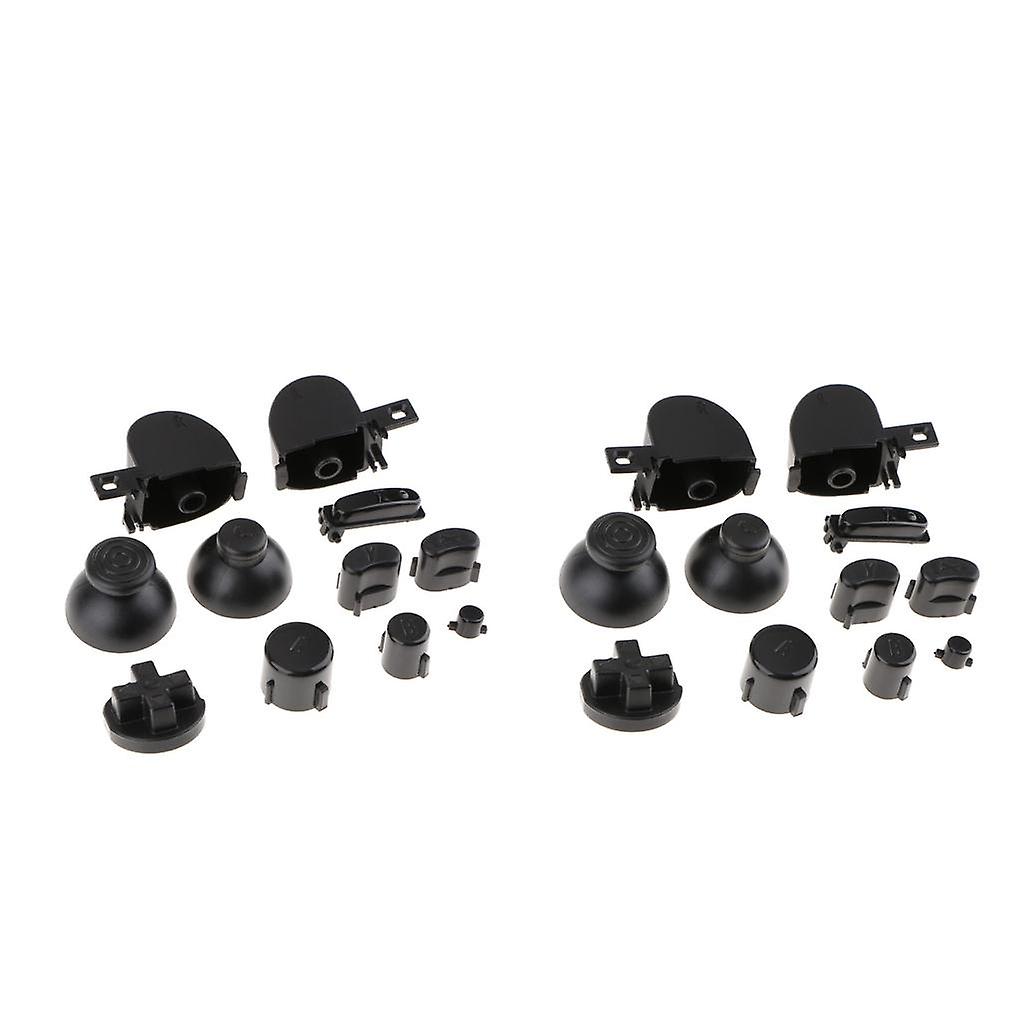 2 Sets Replacement Handle Button Keys Caps Set for Nintendo NGC Controller