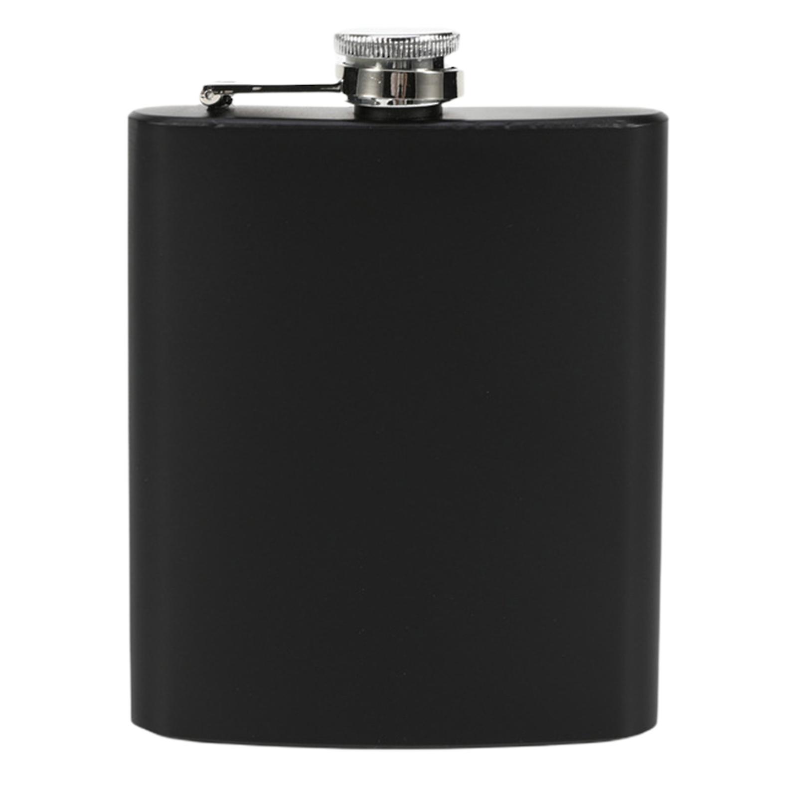 Flagon Rust-proof Leak-proof Good Sealing Smooth Spout U-shaped Design Anti-drop 6/7/8 Ounces Liquor Flask Fishing Supply City
