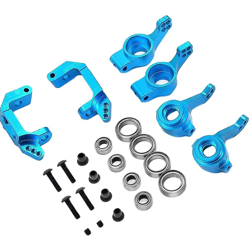 Steering Hub Front Hub Carrier for HSP 102012 Rear Hub Set Buggy Car Model Blue