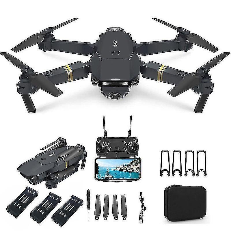 4k Drone E58 Foldable Remote Quadcopter High Definition Camera Wifi Live Video, 4k Three Electric Su