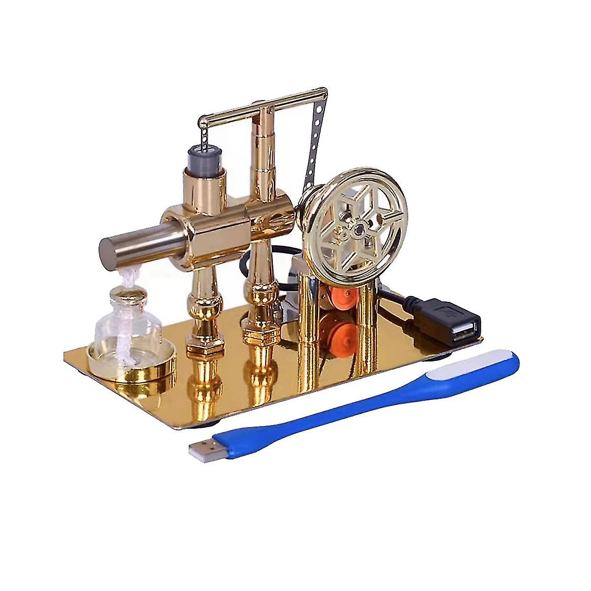 Hot Air Stirling Engine Experiment Model Electric Generator Physics Experiment Science Toy Educatio