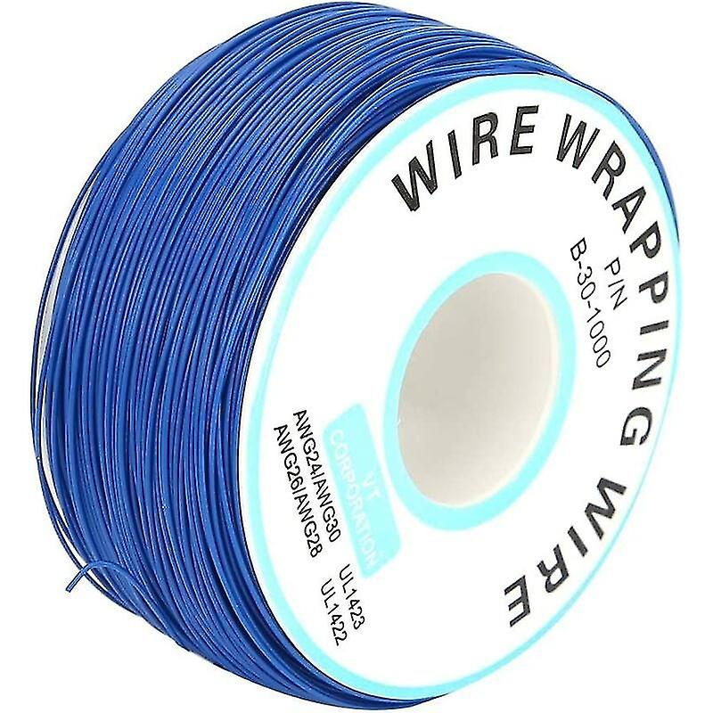 3 Psí plot koncový drát, 250m/819.6ft Elektrický Pet Fence Coil Wire Cables Psí drátěný plotový systém Psí plotový systém (modrý)-I
