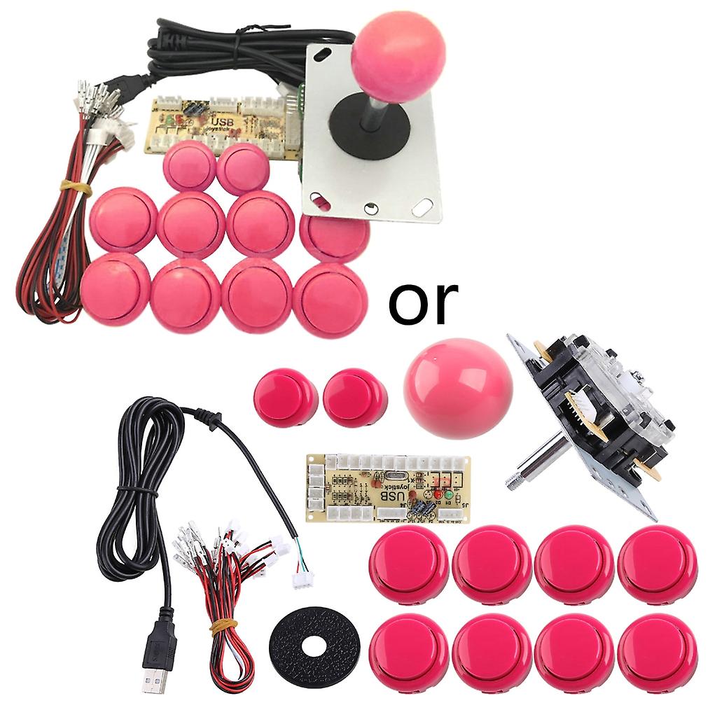 DIY Raspberry Pi Controller DIY Arcade Joystick LED Arcade Buttons for Players