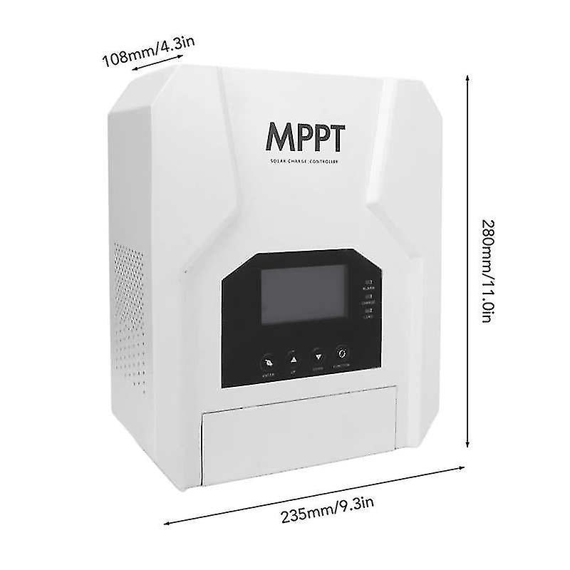 Mppt Solar Charge Controller 40a Aluminium Alloy Solar Panel Regulator For Outdoor Power Station